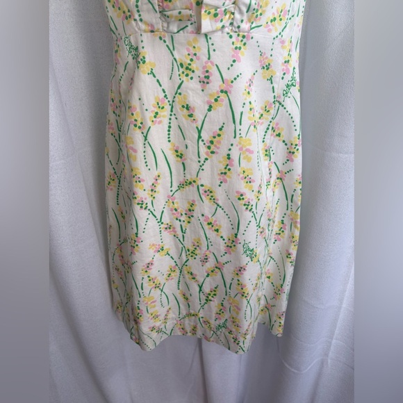Lilly Pulitzer Adeline Ruffle‎ Grass Shift Dress Size 0 EUC 0319 - Picture 4 of 12